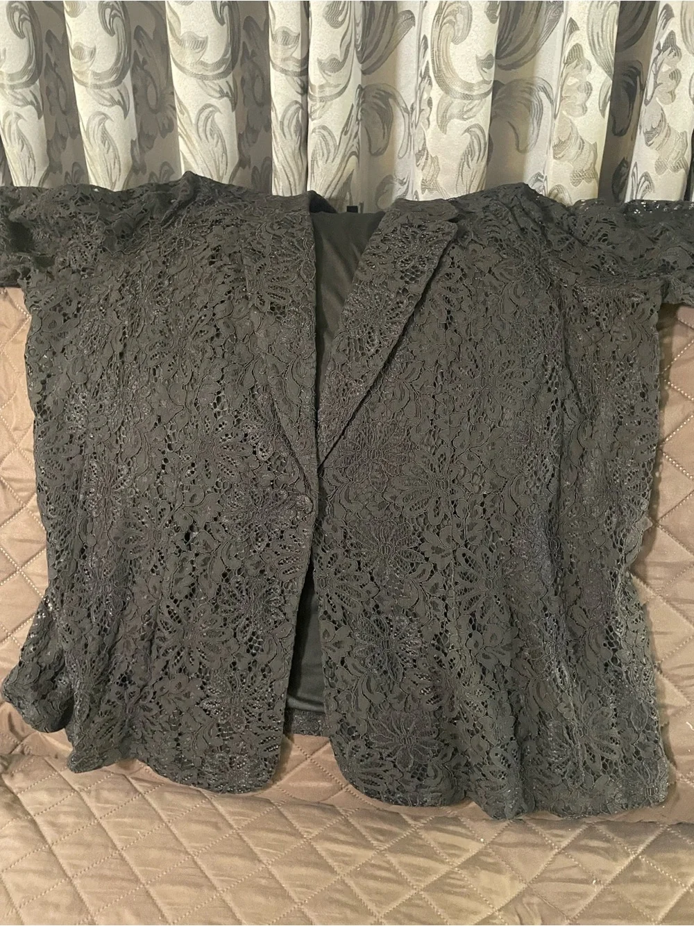 Nicole Black Lace Blazer Jacket